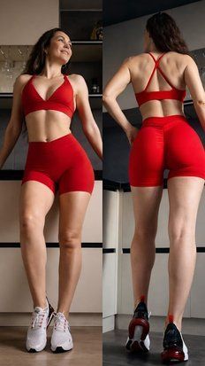 Костюм фітнес топ+шорти 88.3 фото